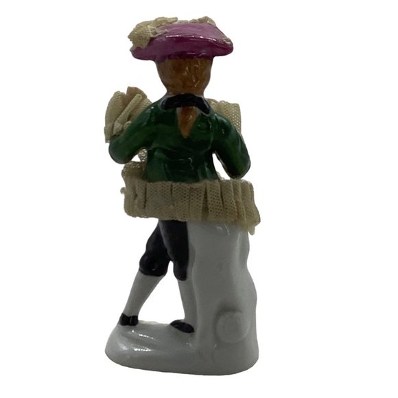Vtg Caspco Dapper Lace Victorian Gentleman Figure Figurine Decor Japan 4.5" - Picture 3 of 6